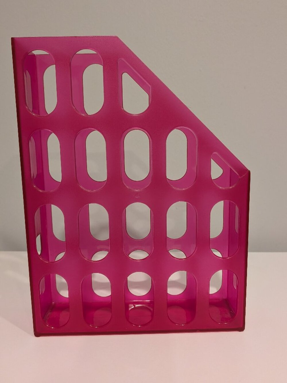 Hot Pink Magazine or Paper Holder
